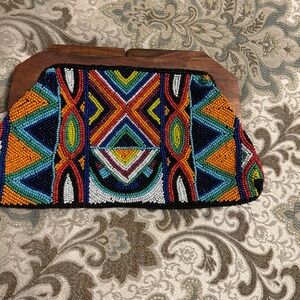 NWT Express beaded clutch
